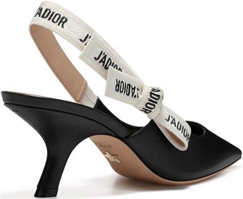 dior sling black|fashionphile dior sling backs.